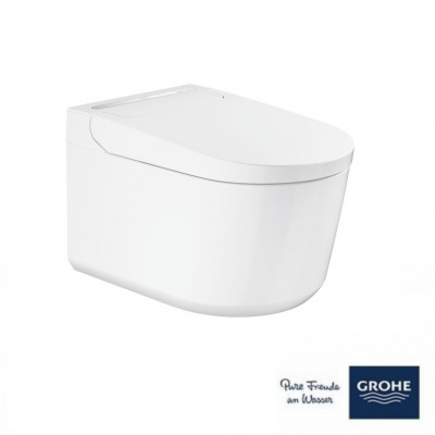 ΣΕΤ ΛΕΚΑΝΗ ΚΡΕΜΑΣΤΗ ΗΛΕΚΤΡΟΝΙΚΗ SENSIA PRO ALPINE WHITE (365085SH0) GROHE