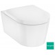 ΣΕΤ ΛΕΚΑΝΗ ΚΡΕΜΑΣΤΗ ELUPURA WHITE GLOSSY AQUAFLASH ΜΕ ΚΑΠΑΚΙ SOFT CLOSE 54CM HANSGROHE