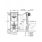 ΚΑΖΑΝΑΚΙ ΕΝΤΟΙΧΙΖΟΜΕΝΟ RAPID SL ΜΕ ΠΛΑΚΕΤΑ (38772001) GROHE ΚΑΖΑΝΑΚΙ ΕΝΤΟΙΧΙΖΟΜΕΝΟ RAPID SL ΜΕ ΠΛΑΚΕΤΑ (38772001) GROHE