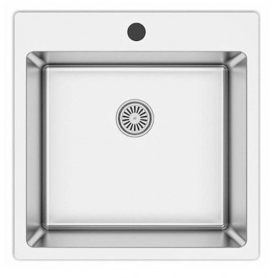 VICTORIA ΝΕΡΟΧΥΤΗΣ ΧΕΙΡΟΠΟΙΗΤΟΣ ΜΟΝΗ ΓΟΥΡΝΑ INOX ΛΕΙΟ 50Χ50.5CM