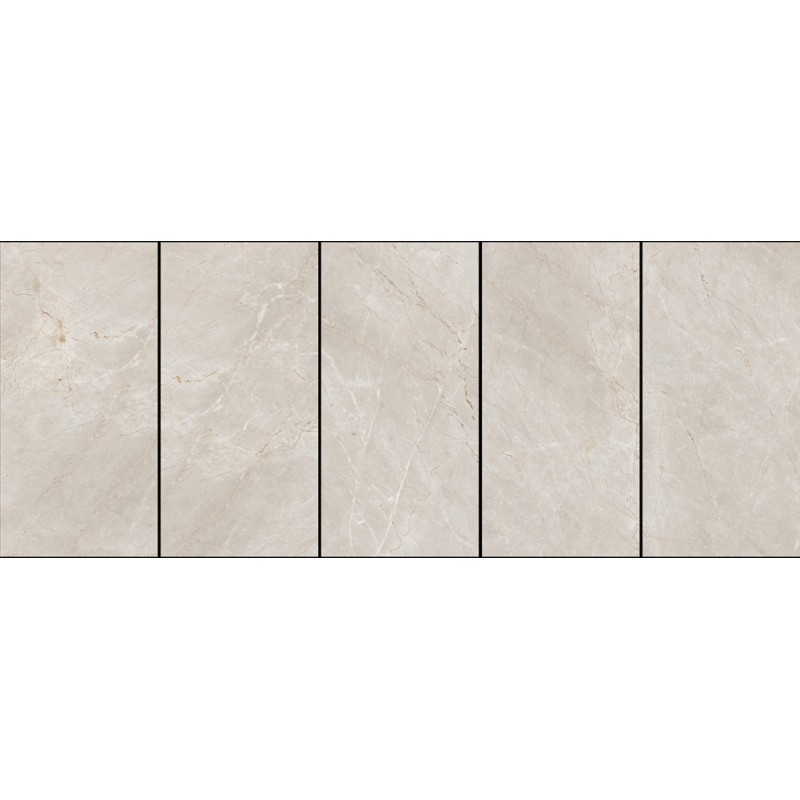 ΠΛΑΚΑΚΙ SAKIO CREMA GLOSSY RECTIFIED 60X120CM