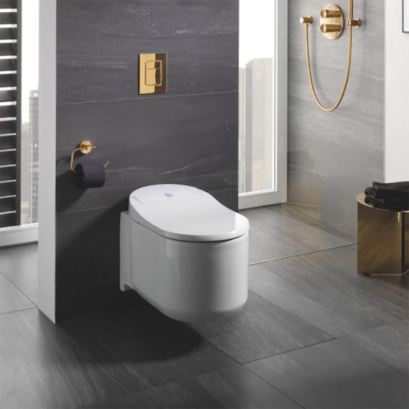 ΣΕΤ ΛΕΚΑΝΗ ΚΡΕΜΑΣΤΗ SENSIA ARENA WHITE GOLSSY (39354SH1) GROHE