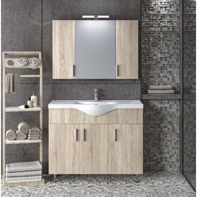 ΣΕΤ ΕΠΙΠΛΟ ΜΠΑΝΙΟΥ SIENA SONOMA MATT 100CM