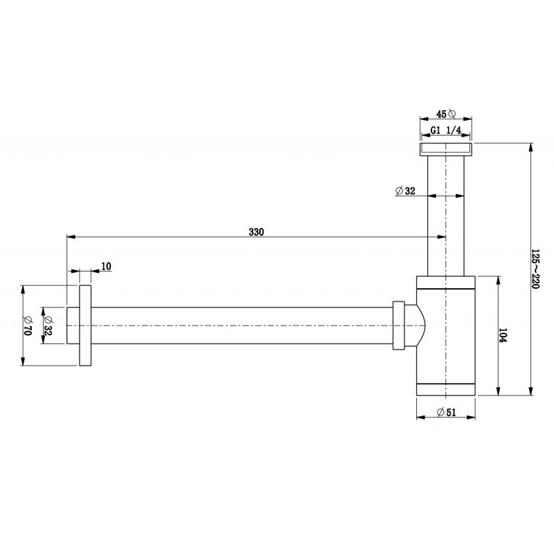 ΣΙΦΩΝΙ ΝΙΠΤΗΡΟΣ CHROME DC