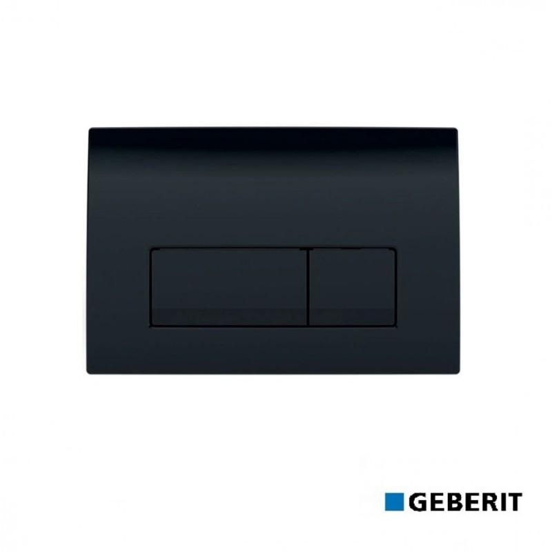 ΠΛΑΚΕΤΑ DELTA 50 BLACK GLOSSY (115.119.DW.1) GEBERIT