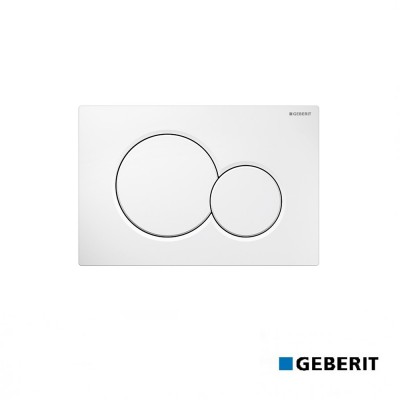 ΠΛΑΚΕΤΑ SIGMA 01 WHITE GLOSSY (115.770.11.5) GEBERIT
