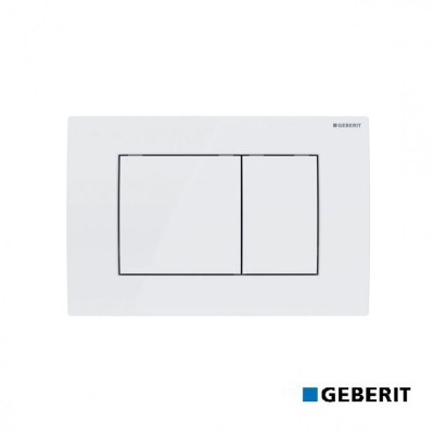 ΠΛΑΚΕΤΑ DELTA 20 WHITE GLOSSY (115.137.11.1) GEBERIT