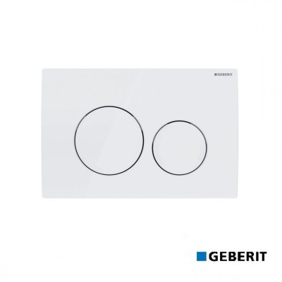 ΠΛΑΚΕΤΑ DELTA 20 WHITE GLOSSY (115.127.11.1) GEBERIT