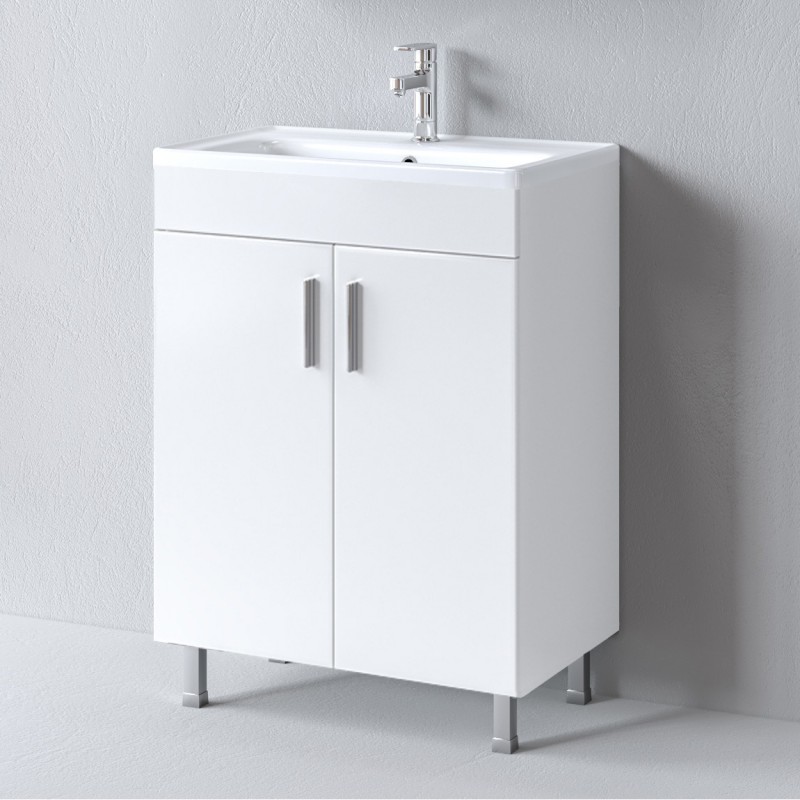 ΒΑΣΗ ΕΠΙΠΛΟΥ ΜΕ ΝΙΠΤΗΡΑ SKOPELOS WHITE 60CM