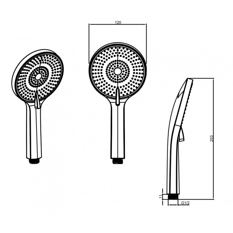 ΤΗΛΕΦΩΝΟ ΝΤΟΥΖ 3 ΡΟΩΝ BLACK MATT DC