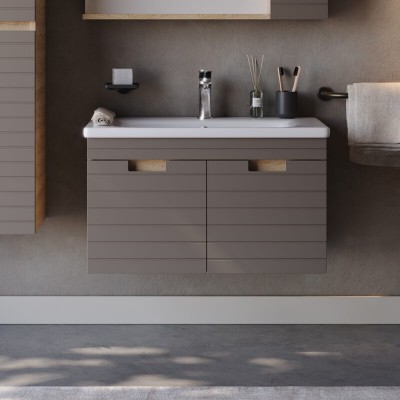 ΒΑΣΗ ΕΠΙΠΛΟΥ ΜΕ ΝΙΠΤΗΡΑ VEGA BROWN MATT 80CM ΒΑΣΗ ΕΠΙΠΛΟΥ ΜΕ ΝΙΠΤΗΡΑ VEGA BROWN MATT 80CM