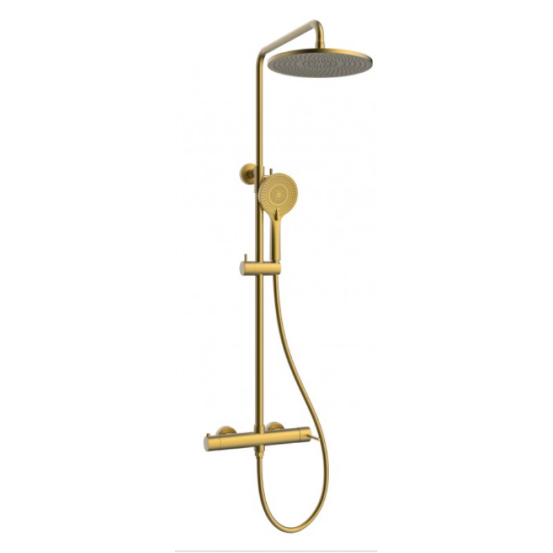 ΣΤΗΛΗ ΝΤΟΥΖ 2 ΕΞΟΔΩΝ ΕΠΕΚΤΕΙΝΟΜΕΝΗ VENIS PVD BRUSHED GOLD DC