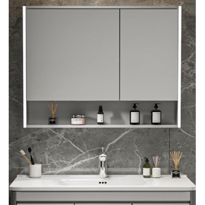 ΚΑΘΡΕΠΤΗΣ YVONNE LED GREY 100CM