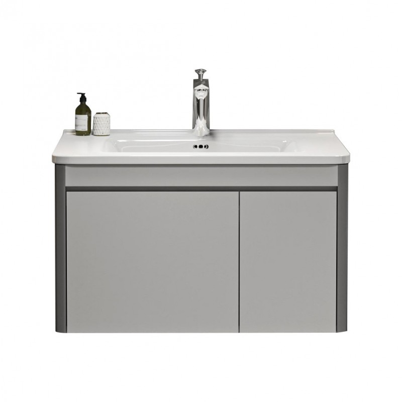 ΒΑΣΗ ΕΠΙΠΛΟΥ YVONNE GREY MATT 80CM