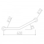 ΜΠΑΡΑ ΣΤΗΡΙΞΗΣ ΓΩΝΙΑΚΗ 60CM (82003) ΜΠΑΡΑ ΣΤΗΡΙΞΗΣ ΓΩΝΙΑΚΗ 60CM (82003)