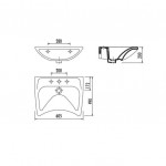ΝΙΠΤΗΡΑΣ AMEA 60Χ50CM (EN1601) ΝΙΠΤΗΡΑΣ AMEA 60Χ50CM (EN1601)