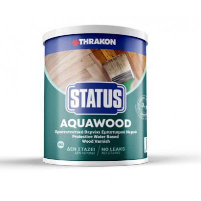 STATUS AQUAWOOD ΒΕΡΝΙΚΗ ΕΜΠΟΤΙΣΜΟΥ ΝΕΡΟΥ ΑΧΡΩΜΟ (750ML) THRAKON 
