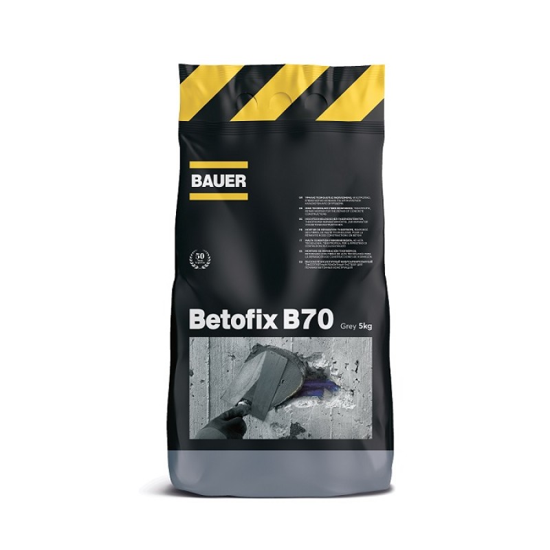 BETOFIX B70 ΕΠΙΣΚΕΥΑΣΤΙΚΟ ΤΑΧΥΠΗΚΤΟ ΡΗΤΙΝΟΥΧΟ ΙΝΟΠΛΙΣΜΕΝΟ ΤΣΙΜΕΝΤΟΚΟΝΙΑΜΑ BAUER (5KG)