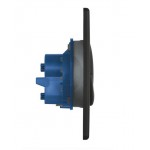 ΠΛΑΚΕΤΑ ΔΙΠΛΗΣ ΡΟΗΣ SKATE AIR PHANTOM BLACK MATT (38505KF0) GROHE