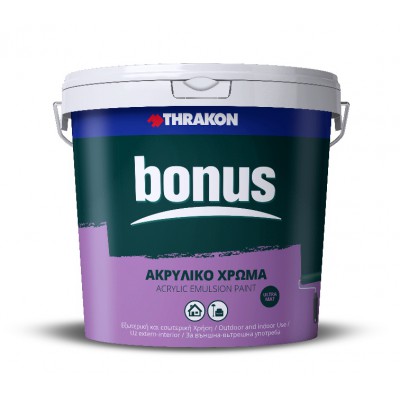 BONUS ΑΚΡΥΛΙΚΟ ΛΕΥΚΟ (3LT) THRAKON (Γ)