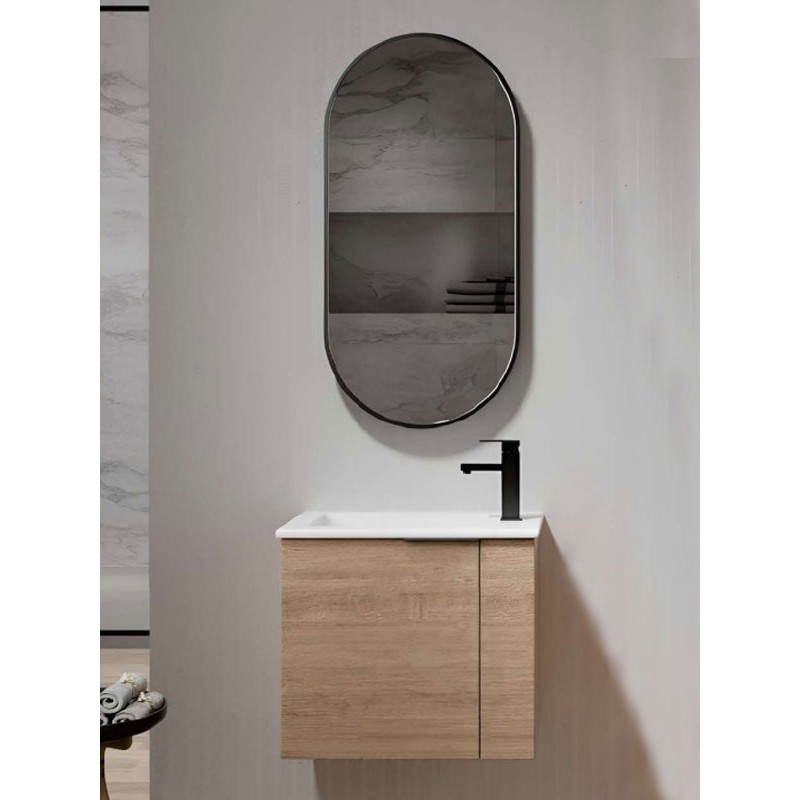 ΣΕΤ ΕΠΙΠΛΟ ΜΠΑΝΙΟΥ CLEIO CAPPUCINO MATT 60CM