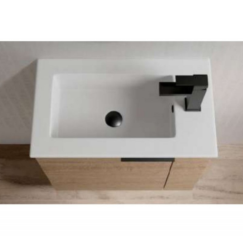 ΣΕΤ ΕΠΙΠΛΟ ΜΠΑΝΙΟΥ CLEIO CAPPUCINO MATT 60CM