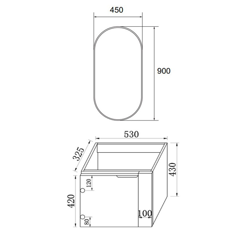 ΣΕΤ ΕΠΙΠΛΟ ΜΠΑΝΙΟΥ CLEIO CAPPUCINO MATT 60CM