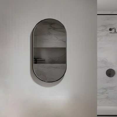 ΚΑΘΡΕΠΤΗΣ CLEIO BLACK 45X90CM