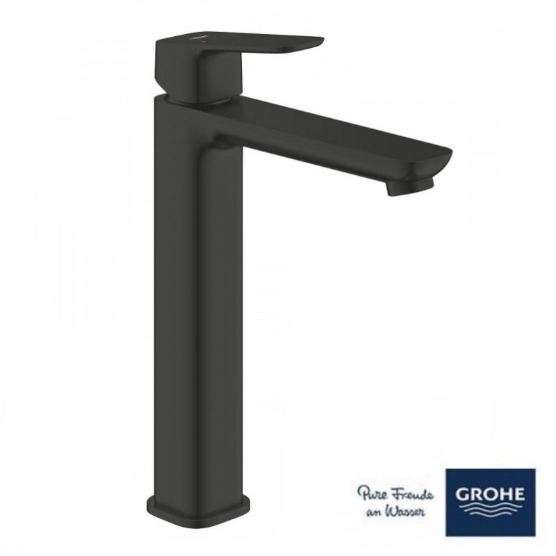 ΜΠΑΤΑΡΙΑ ΝΙΠΤΗΡΟΣ ΨΗΛΗ CUBEO BLACK MATT (1017292430) GROHE