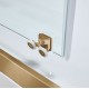 ΠΟΡΤΑ ΝΤΟΥΖΙΕΡΑΣ NOXX SLIDER CLEAN GLASS PVD BRUSHED GOLD 160X200CM