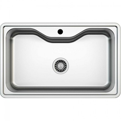 DIMITRA ΝΕΡΟΧΥΤΗΣ ΜΟΝΟΣ INOX ΛΕΙΟ 80X50CM