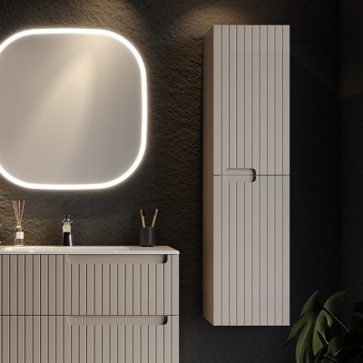 ΣΤΗΛΗ ΕΠΙΠΛΟΥ ΚΡΕΜΑΣΤΗ ENZA BEIGE MATT 35X35X138CM ΣΤΗΛΗ ΕΠΙΠΛΟΥ ΚΡΕΜΑΣΤΗ ENZA BEIGE MATT 35X35X138CM