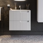 ΒΑΣΗ ΕΠΙΠΛΟΥ ΜΕ ΝΙΠΤΗΡΑ ENZA WHITE MATT 60CM ΒΑΣΗ ΕΠΙΠΛΟΥ ΜΕ ΝΙΠΤΗΡΑ ENZA WHITE MATT 60CM