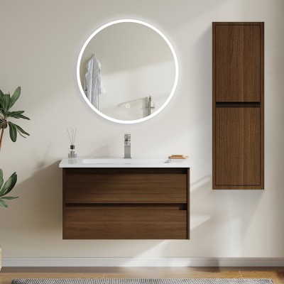 ΣΕΤ ΕΠΙΠΛΟ ΜΠΑΝΙΟΥ EVELYN BROWN ΜΑΤΤ 80CM