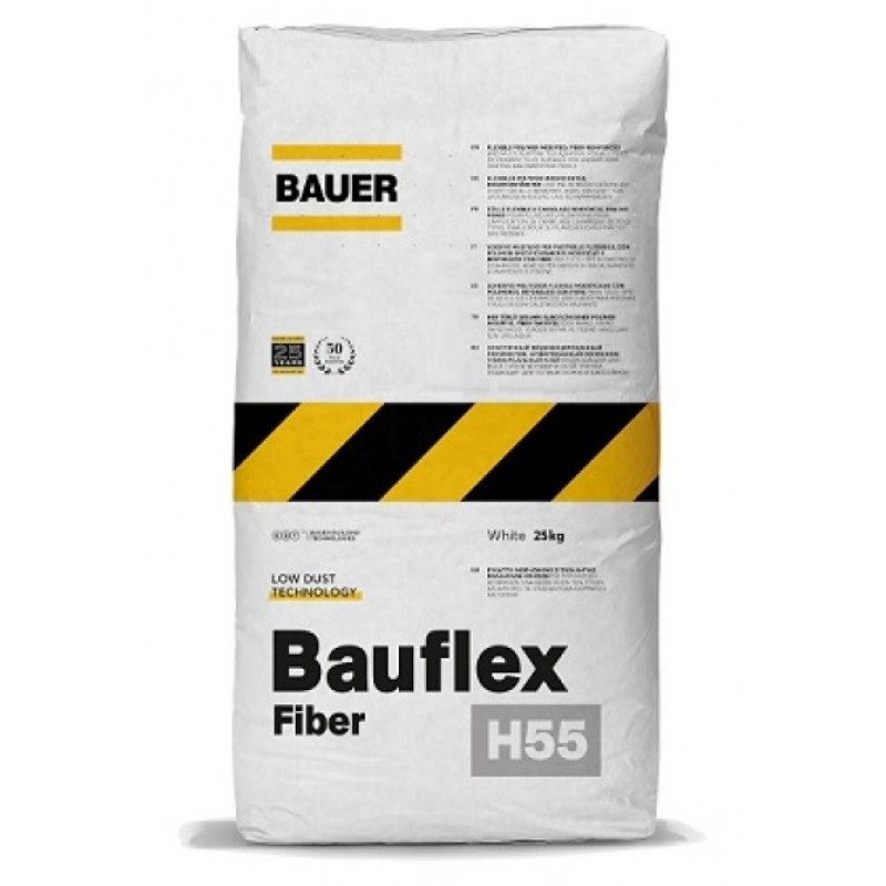 ΚΟΛΛΑ FIBER C1TE S1 ΛΕΥΚΗ (25KG) BAUER