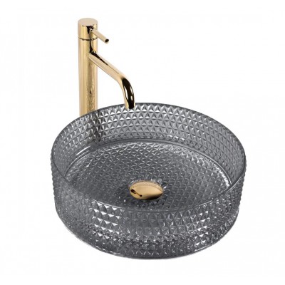 ΝΙΠΤΗΡΑΣ ΕΠΙΤΡΑΠΕΖΙΟΣ GLASS BLACK Φ36CM 