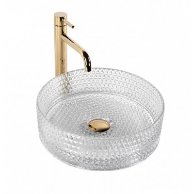 ΝΙΠΤΗΡΑΣ ΕΠΙΤΡΑΠΕΖΙΟΣ GLASS WHITE Φ36CM 