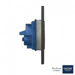 ΠΛΑΚΕΤΑ ΔΙΠΛΗΣ ΡΟΗΣ COSMOPOLITAN PHANTOM BLACK MATT (38732KF0) GROHE