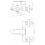 ΜΠΑΤΑΡΙΑ ΛΟΥΤΡΟΥ HAPPY ΣΕΤ CHROME (HP055) QUARANTA