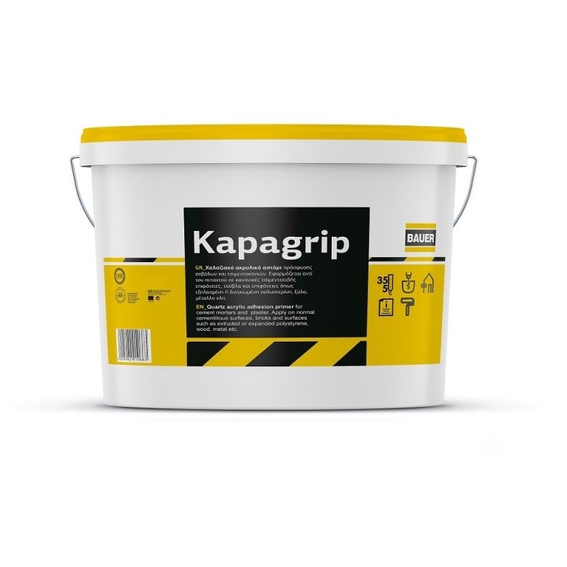 KAPAGRIP ΧΑΛΑΖΙΑΚΟ ΑΣΤΑΡΙ ΛΕΥΚΟ (20KG) BAUER 