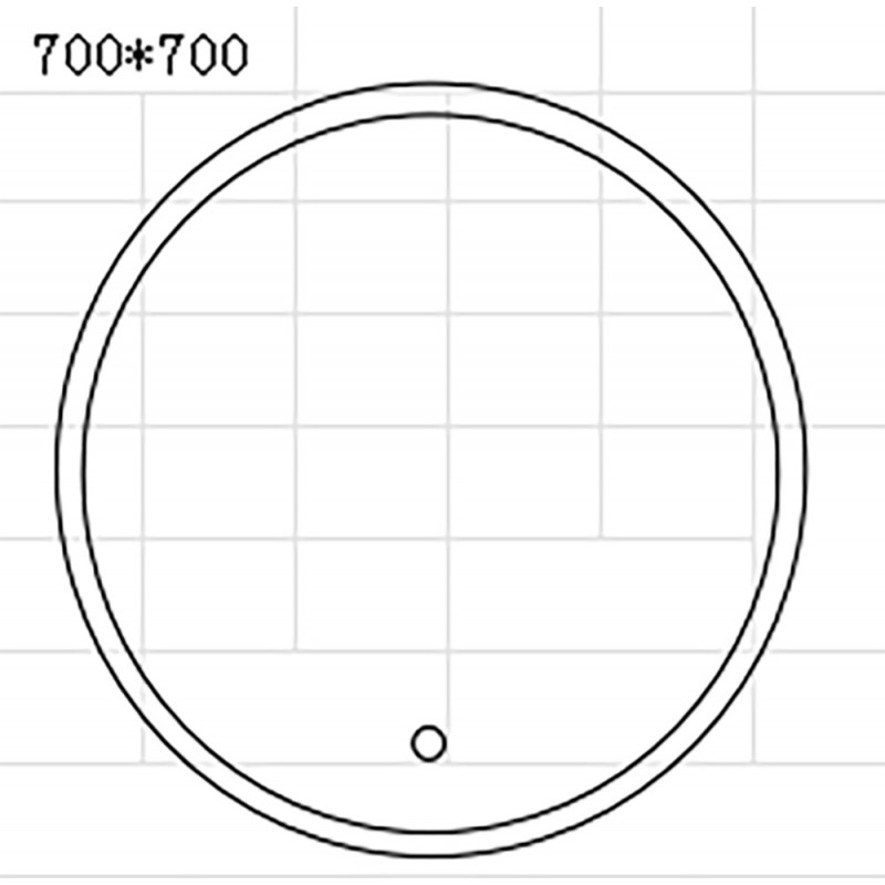 ΚΑΘΡΕΠΤΗΣ EVELYN LED Φ70CM 