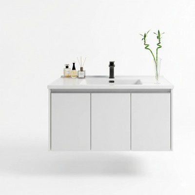 ΒΑΣΗ ΕΠΙΠΛΟΥ ΜΕ ΝΙΠΤΗΡΑ LAVARE WHITE 100CM