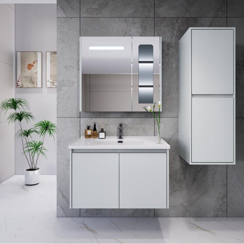 ΣΕΤ ΕΠΙΠΛΟ ΜΠΑΝΙΟΥ LAVARE WHITE 60CM