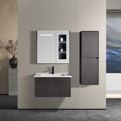 ΣΕΤ ΕΠΙΠΛΟ ΜΠΑΝΙΟΥ LAVARE GREY MATT 70CM