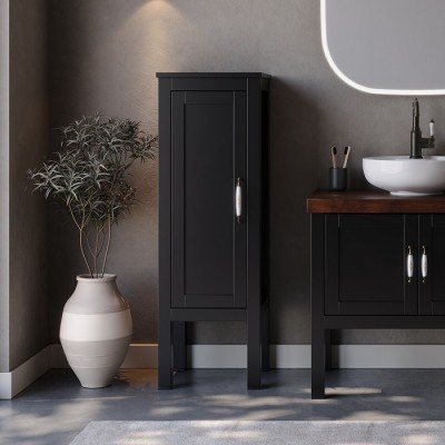 ΣΤΗΛΗ ΕΠΙΠΛΟΥ ΕΠΙΔΑΠΕΔΙΑ LONDON BLACK 40X35.5X140CM ΣΤΗΛΗ ΕΠΙΠΛΟΥ ΕΠΙΔΑΠΕΔΙΑ LONDON BLACK 40X35.5X140CM