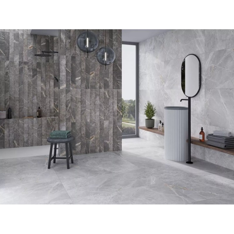 ΠΛΑΚΑΚΙ MARMI GRIS SATINATO RECTIFIED 60X120CM