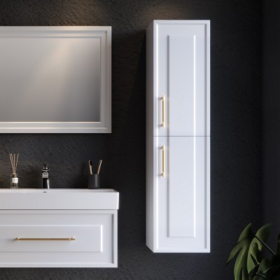 ΣΤΗΛΗ ΕΠΙΠΛΟΥ ΚΡΕΜΑΣΤΗ NAPOLI WHITE MATT 35X35X138CM ΣΤΗΛΗ ΕΠΙΠΛΟΥ ΚΡΕΜΑΣΤΗ NAPOLI WHITE MATT 35X35X138CM