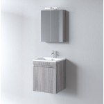 ΣΕΤ ΕΠΙΠΛΟ ΜΠΑΝΙΟΥ OMEGA GREY OAK MATT 50CM