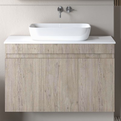 ΒΑΣΗ ΕΠΙΠΛΟΥ ΜΕ ΝΙΠΤΗΡΑ OMEGA TOP BEIGE OAK 100CM