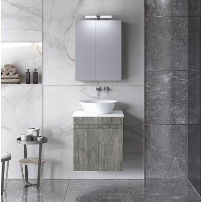 ΣΕΤ ΕΠΙΠΛΟ ΜΠΑΝΙΟΥ OMEGA TOP BERLIN MATT 50CM